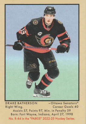 Hockey card Drake Batherson