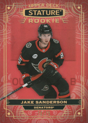 Hockey card Jake Sanderson
