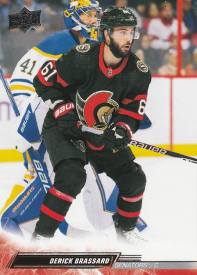 Hockey card Derick Brassard