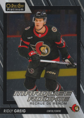 Hockey card Ridly Greig