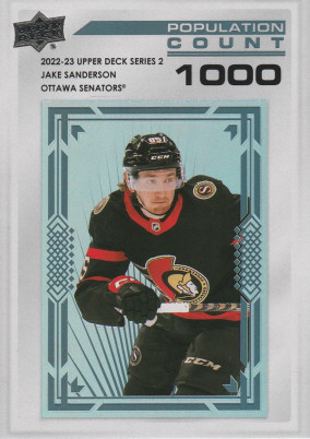 Hockey card Jake Sanderson