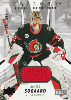Hockey card Mads Sogaard