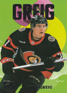 Hockey card Ridly Greig