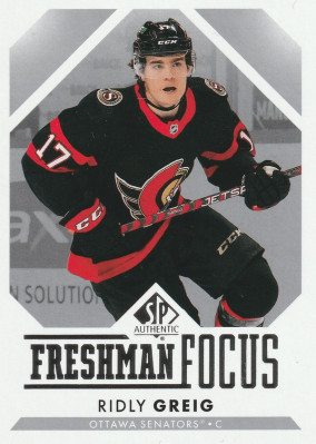 Hockey card Ridly Greig