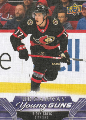 Hockey card Ridly Greig