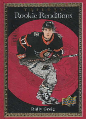 Hockey card Ridly Greig
