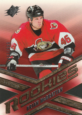 Hockey card Brian McGrattan