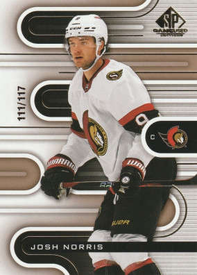 Hockey card Josh Norris
