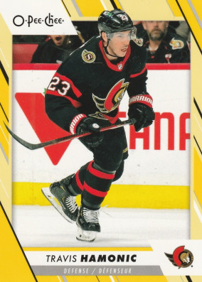 Hockey card Travis Hamonic