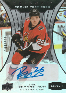 Hockey card Erik Brannstrom