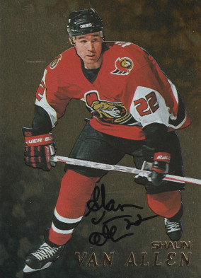 Hockey card Shaun Van Allen