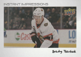 Hockey card Brady Tkachuk
