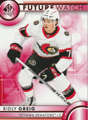 Hockey card Ridly Greig