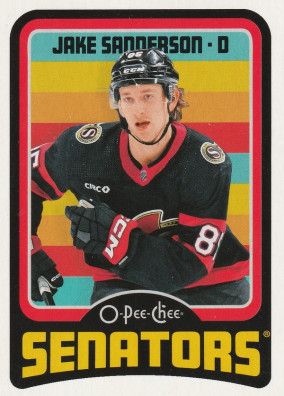 Hockey card Jake Sanderson