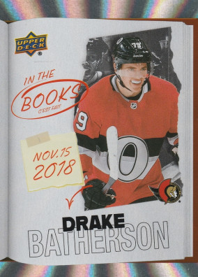 Hockey card Drake Batherson