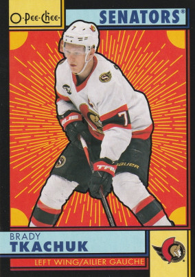 Hockey card Brady Tkachuk