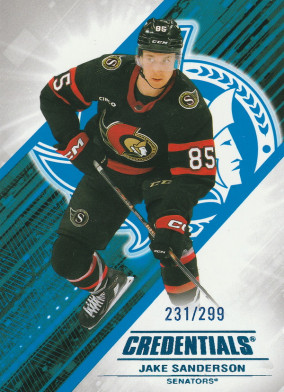 Hockey card Jake Sanderson