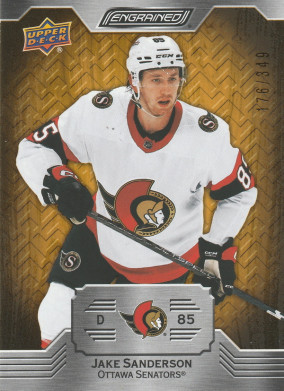 Hockey card Jake Sanderson