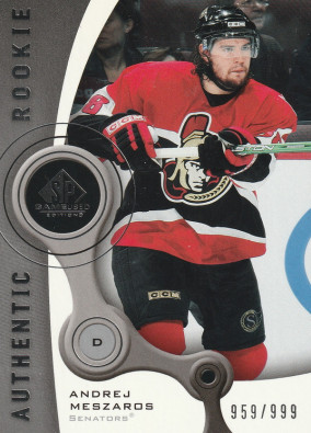 Hockey card Andrej Meszaros
