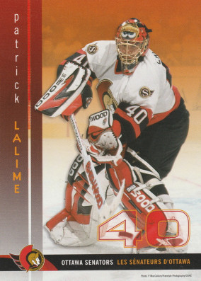 Hockey card Patrick Lalime
