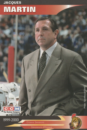 Hockey card Jacques Martin
