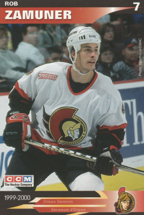 Hockey card Rob Zamuner
