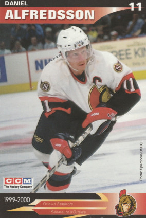 Hockey card Daniel Alfredsson