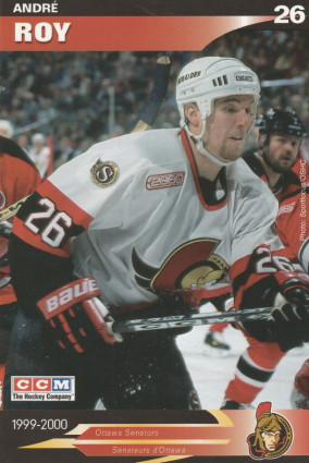 Hockey card Andre Roy
