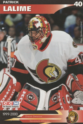 Hockey card Patrick Lalime