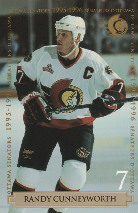 Hockey card Randy Cunneyworth