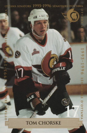 Hockey card Tom Chorske