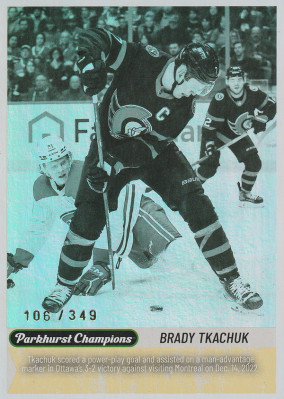 Hockey card Brady Tkachuk