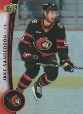 Hockey card Jake Sanderson