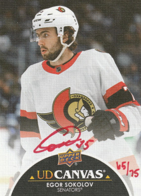 Hockey card Egor Sokolov