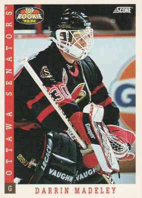 Hockey card Darrin Madeley