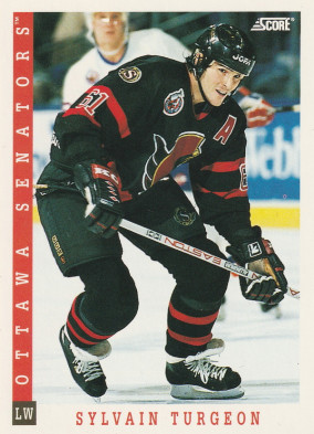 Hockey card Sylvain Turgeon
