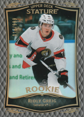 Hockey card Ridly Greig