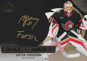 Hockey card Anton Forsberg