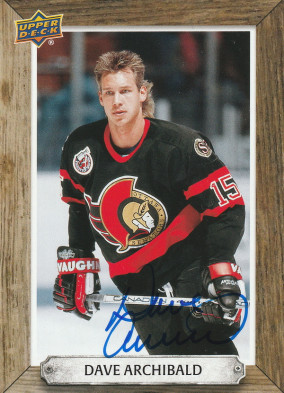 Hockey card Dave Archibald