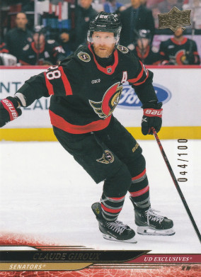 Hockey card Claude Giroux