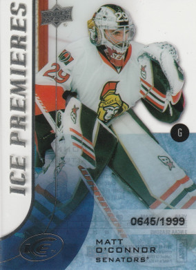 Hockey card Matt O´Connor