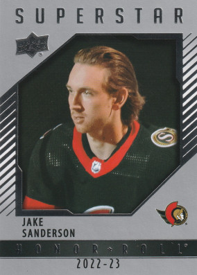 Hockey card Jake Sanderson