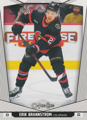 Hockey card Erik Brannstrom