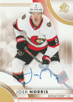 Hockey card Josh Norris