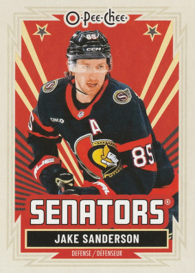 Hockey card Jake Sanderson