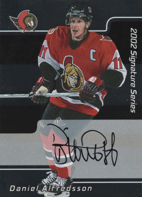 Hockey card Daniel Alfredsson