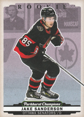 Hockey card Jake Sanderson