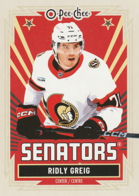 Hockey card Ridly Greig