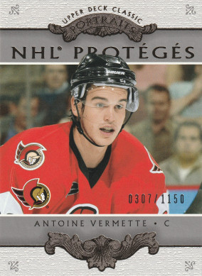 Hockey card Antoine Vermette