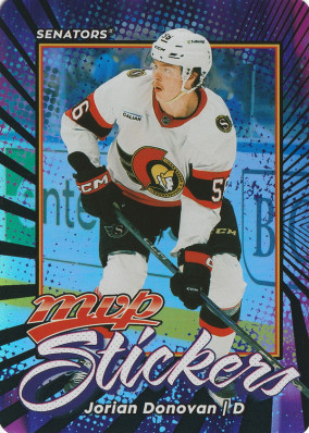 Hockey card Jorian Donovan